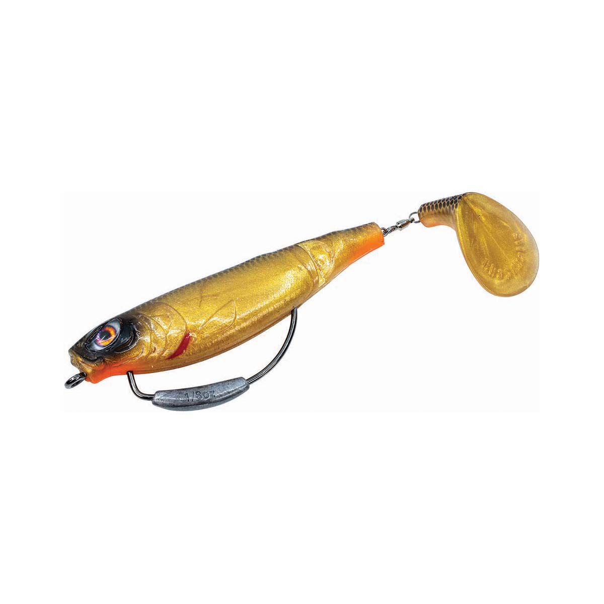 Chasebait Swinger Weedless Soft Plastic Lure 90mm Nugget, Nugget, bcf_hi-res